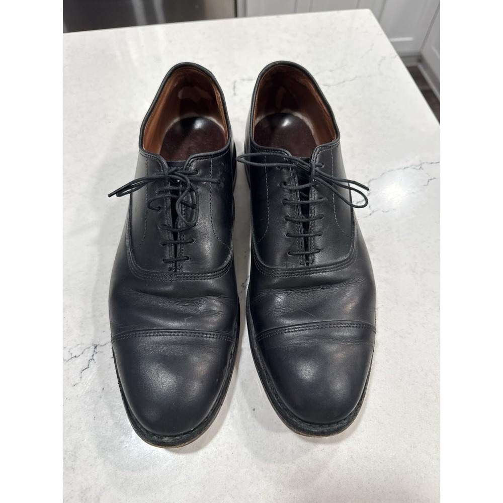 Allen Edmonds Men's Port Washington Bench Welt Black Lace Shoes Size 9